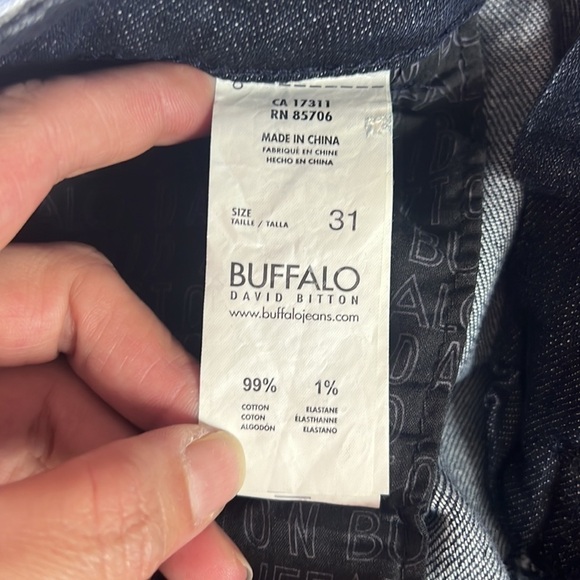 Buffalo Jasleen Stretch Cigarette Low Rise Slim Fit Jeans Size 31 - Picture 12 of 16
